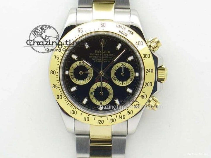 0601 Daytona 126508 QF 1:1 Best Edition Black YG Diamonds Dial on YG Braclet SH4131 V WeatherProof 1314